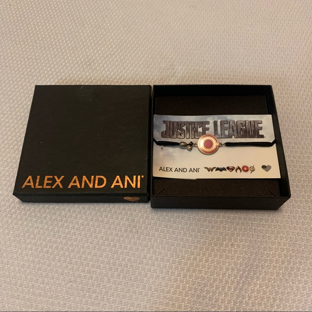 Alex and Ani CYBORG Kindred Cord Justice League Bracelet Sterling Silver NWTBC